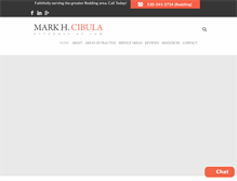 Tablet Screenshot of cibulalaw.com